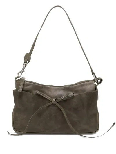 Margesherwood Bow-detail Shoulder Bag In Gray