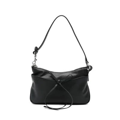 Margesherwood Bow-detail Shoulder Bag In Black
