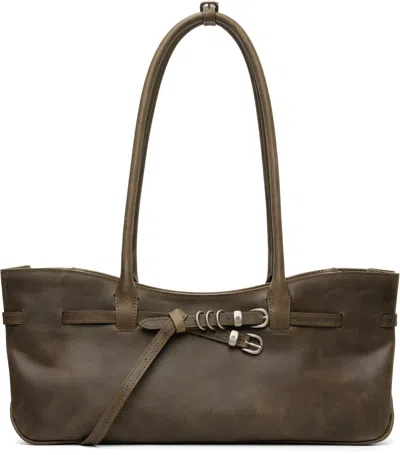 Margesherwood Brown Grandma Used Shoulder Bag