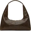 Margesherwood Brown Large Bag In Washed Brown Pull Up