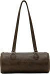 Margesherwood Brown Log Medium Bag In Washed Brown Pullup