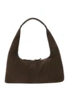 Margesherwood Btown Shoulder Bag With Logo Lettering On The Front And Fixed Shoulder Strap In Leather Woman In Brown