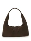 Margesherwood Btown Shoulder Bag With Logo Lettering On The Front And Fixed Shoulder Strap In Leather Woman