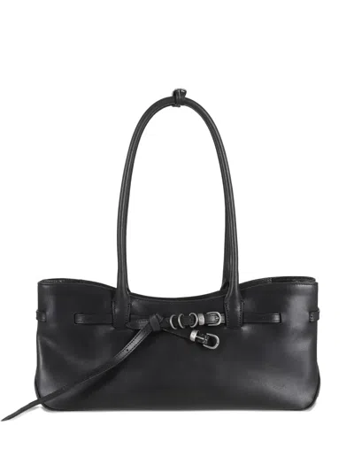 Margesherwood Buckle-detail Shoulder Bag In Black