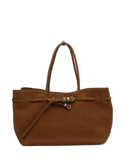 Margesherwood Buckle-detail Shoulder Bag In Brown