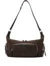 Margesherwood Zip-pocket Shoulder Bag In Brown