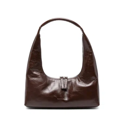 Margesherwood Crinkle Shoulder Bag In Brown