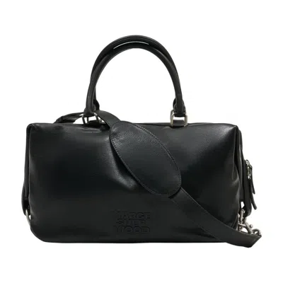 Margesherwood Dumpling Smooth Leather Shoulder Bag In Black