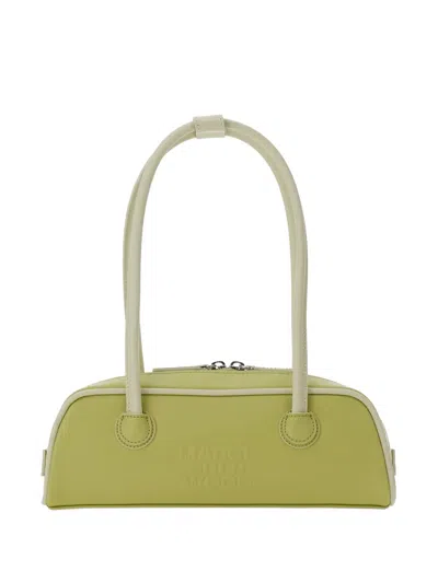 Margesherwood Embossed Shoulder Bag In Green