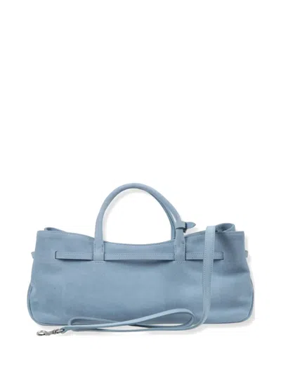 Margesherwood Grandma Buckle-detail Tote Bag In Blue