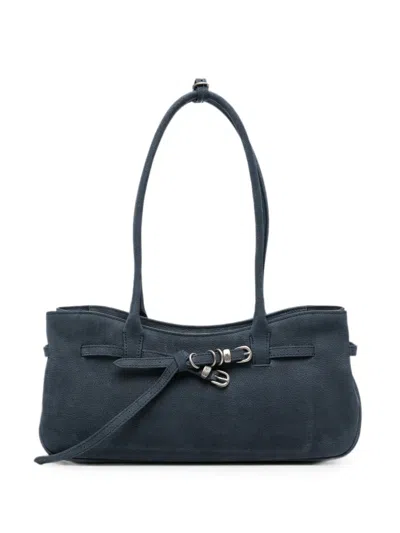 Margesherwood Grandma Used Belt-detail Shoulder Bag In Blue