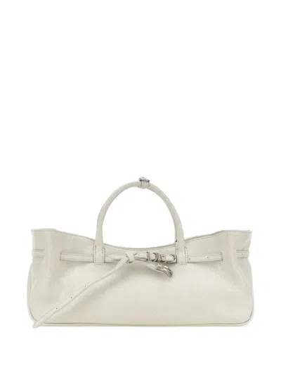 Margesherwood Grandma Used Cracked Effect Tote Bag In Blue