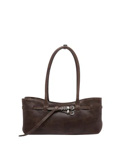 Margesherwood Grandma Used Shoulder Bag In Brown