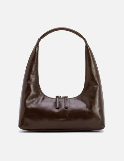 Margesherwood Crinkle Shoulder Bag In Brown