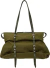 MARGESHERWOOD KHAKI OVERPACKER BAG
