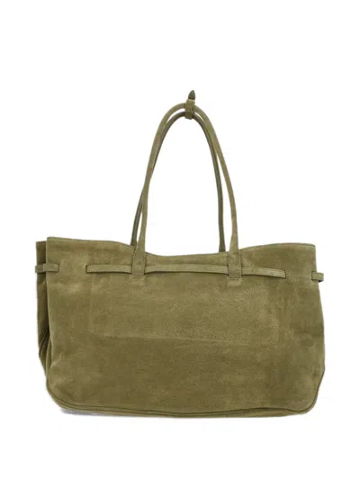 Margesherwood Large Grandma Used Buckle-detail Shoulder Bag In Gray