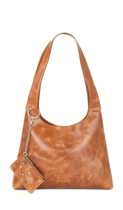 Margesherwood Large Halter Hobo Bag In Brown