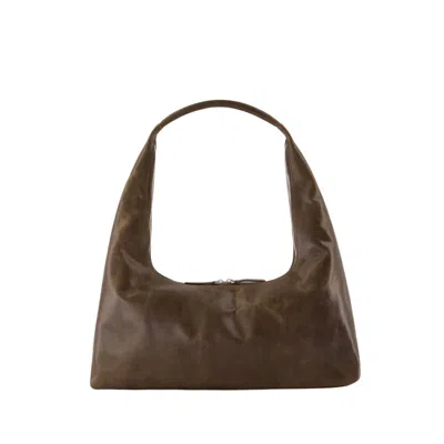 MARGESHERWOOD MARGESHERWOOD LARGE SHOULDER BAG - LEATHER - BROWN