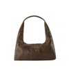 MARGESHERWOOD LARGE SHOULDER BAG - LEATHER - BROWN
