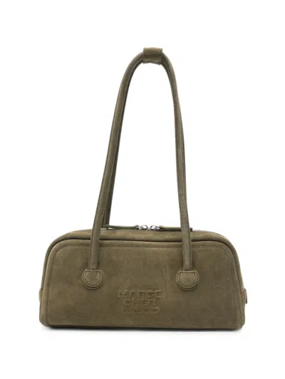 Margesherwood Leather Boston Bag In Gray