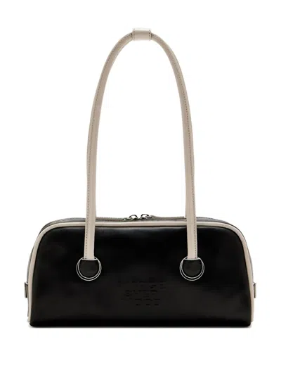 Margesherwood Leather Shoulder Bag In Black