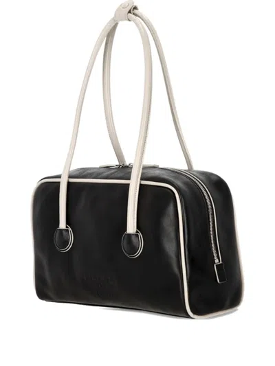 Margesherwood Leather Shoulder Bag In Black