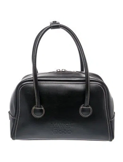 Pre-owned Margesherwood Leather Shoulder Bag In Black