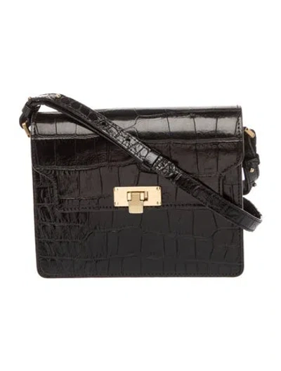 Pre-owned Margesherwood Leather Shoulder Bag In Black