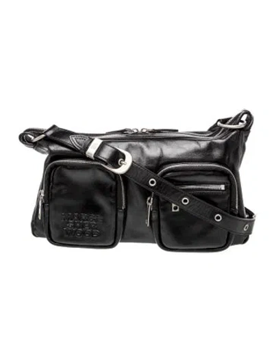 Pre-owned Margesherwood Leather Shoulder Bag In Black