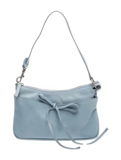 Pre-owned Margesherwood Leather Shoulder Bag In Blue
