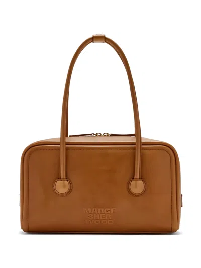 Margesherwood Leather Shoulder Bag In Brown