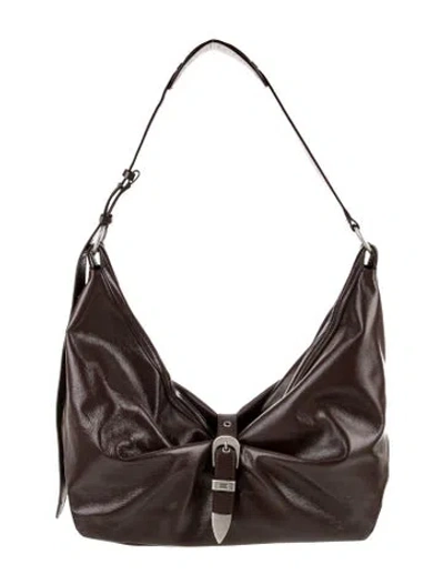 Pre-owned Margesherwood Leather Shoulder Bag In Brown