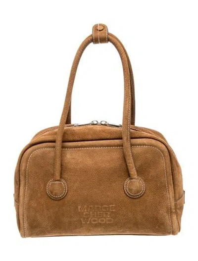 Pre-owned Margesherwood Leather Shoulder Bag In Brown