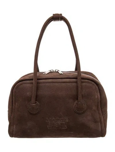 Pre-owned Margesherwood Leather Shoulder Bag In Brown