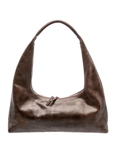 Pre-owned Margesherwood Leather Shoulder Bag In Brown