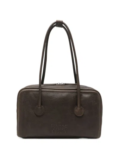 Margesherwood Leather Shoulder Bag In Brown