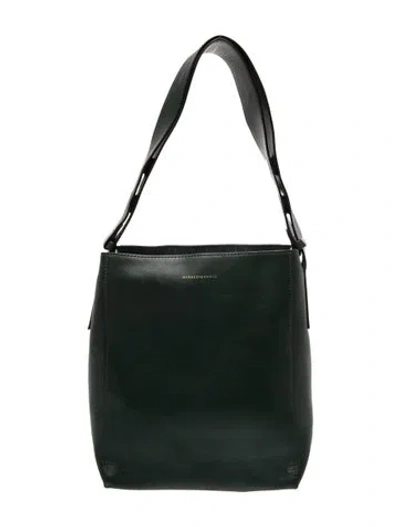 Pre-owned Margesherwood Leather Shoulder Bag In Green