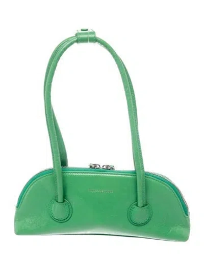 Pre-owned Margesherwood Leather Shoulder Bag In Green