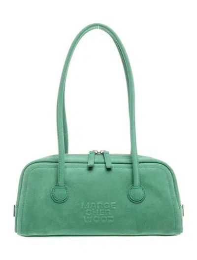 Pre-owned Margesherwood Leather Shoulder Bag In Green