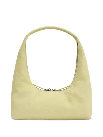 Margesherwood Leather Shoulder Bag In Yellow