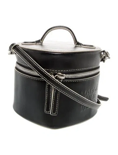 Pre-owned Margesherwood Leather Top Handle Bag In Gray