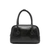 Margesherwood Embossed-logo Top-handle Tote Bag In Black