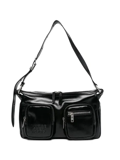 Margesherwood Logo-embossed Shoulder Bag In Black