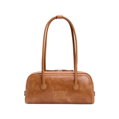 Margesherwood Logo-embossed Tote Bag In Brown