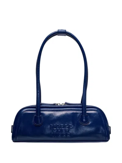 Margesherwood Mini Soft Boston Ew East-west Bag In Blue