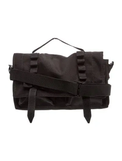 Pre-owned Margesherwood Nylon Messenger Bag In Black