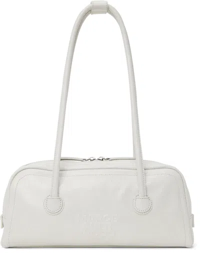 Margesherwood Off-white Soft Baguette Bag In Off White Cracked