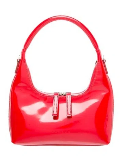 Pre-owned Margesherwood Patent Leather Top Handle Bag In Red