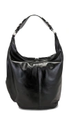 Margesherwood Pumpkin Large Bag In Black Glossy Plain