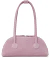 Margesherwood Purple Bessette Shoulder Bag In Lavender Pink Suede